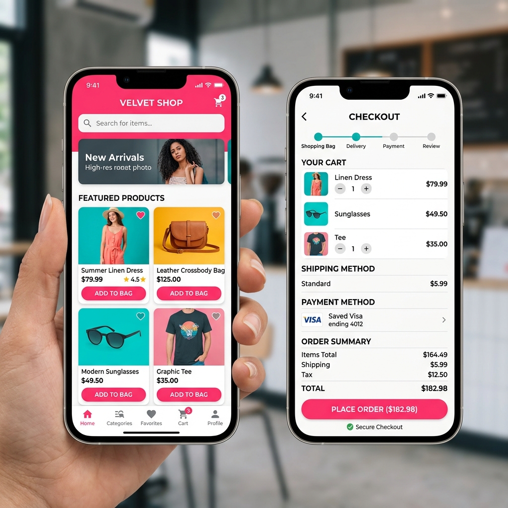 Custom eCommerce Mobile App